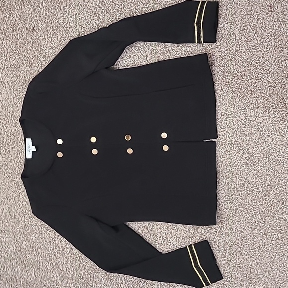 libby. edelman Jackets & Blazers - Libby Edelman gold button military band sailor jacket blazer